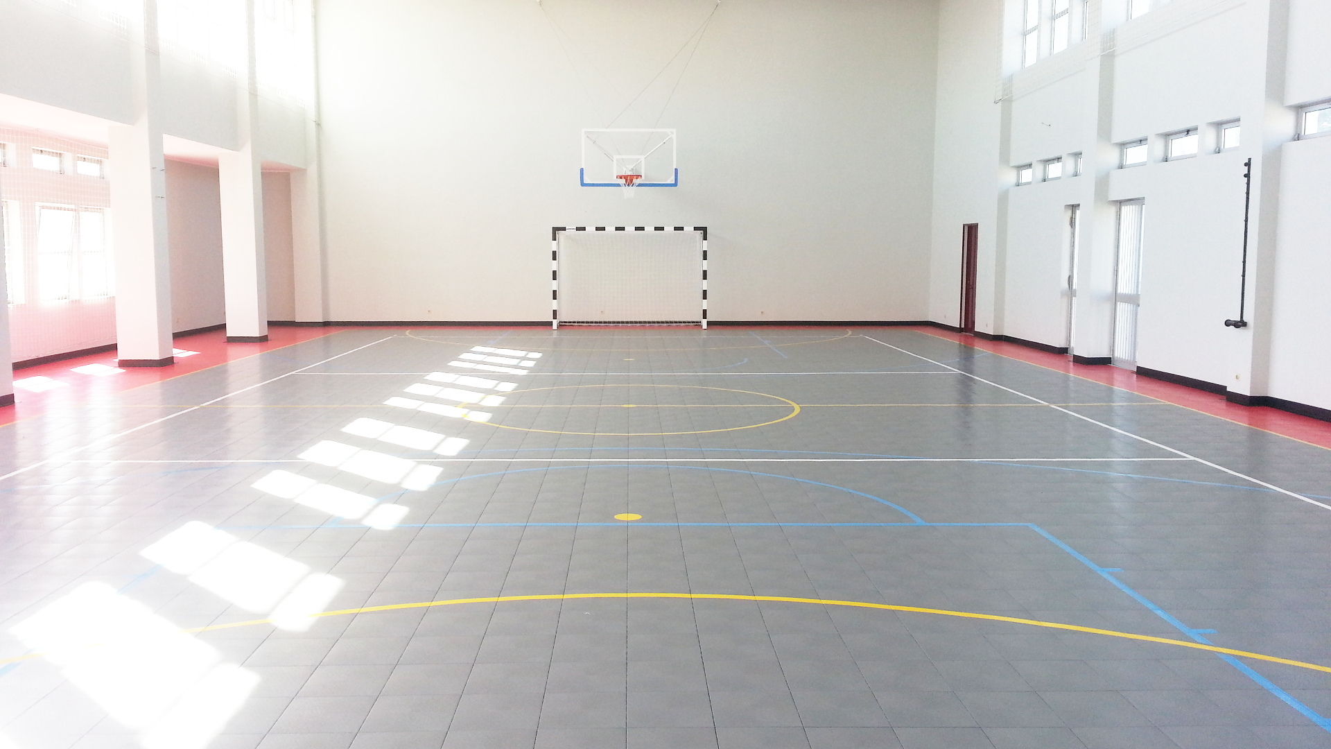 piso desportivo modular interior